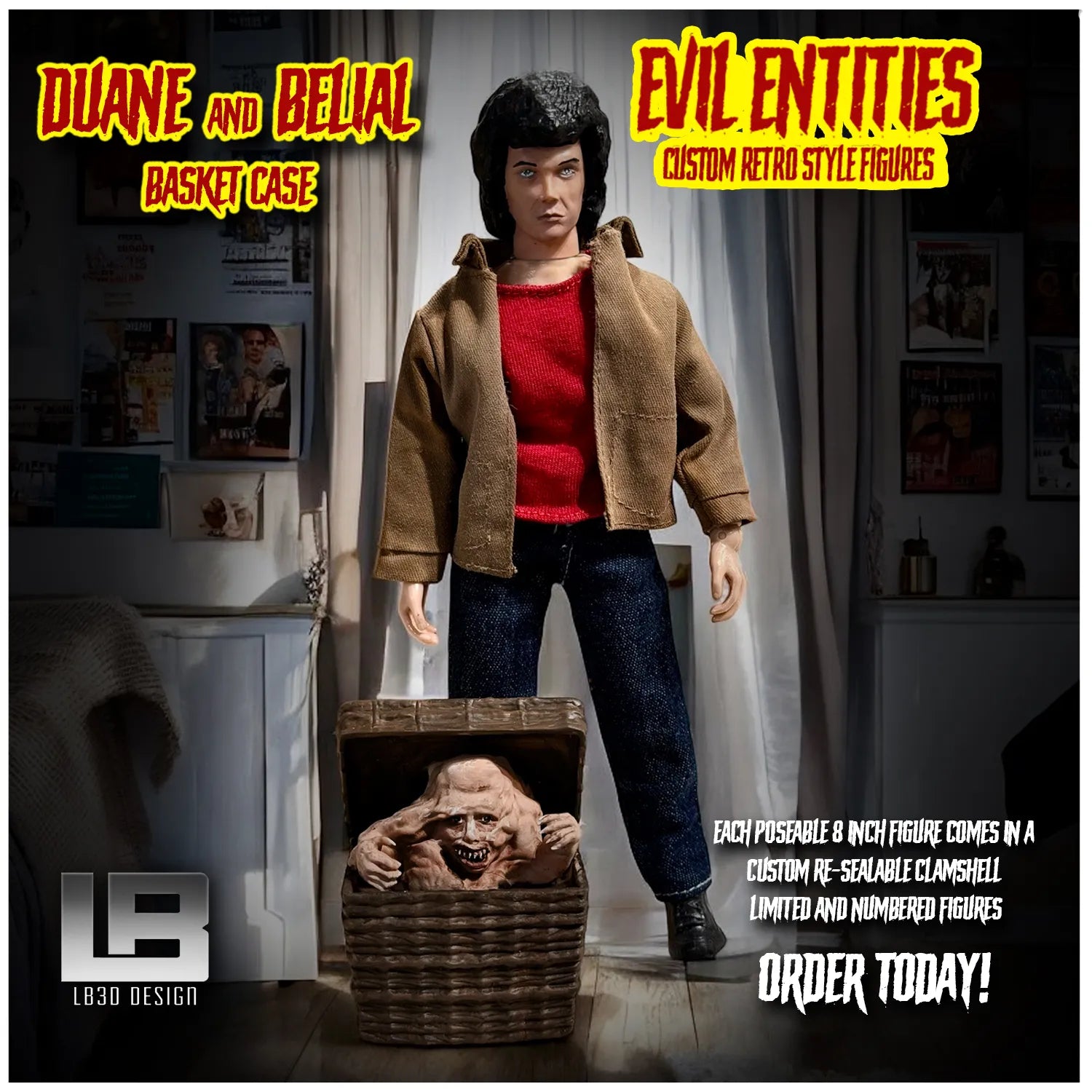 Evil Entities: Basket Case: Duane and Belial Bradley - Custom 8" Figure