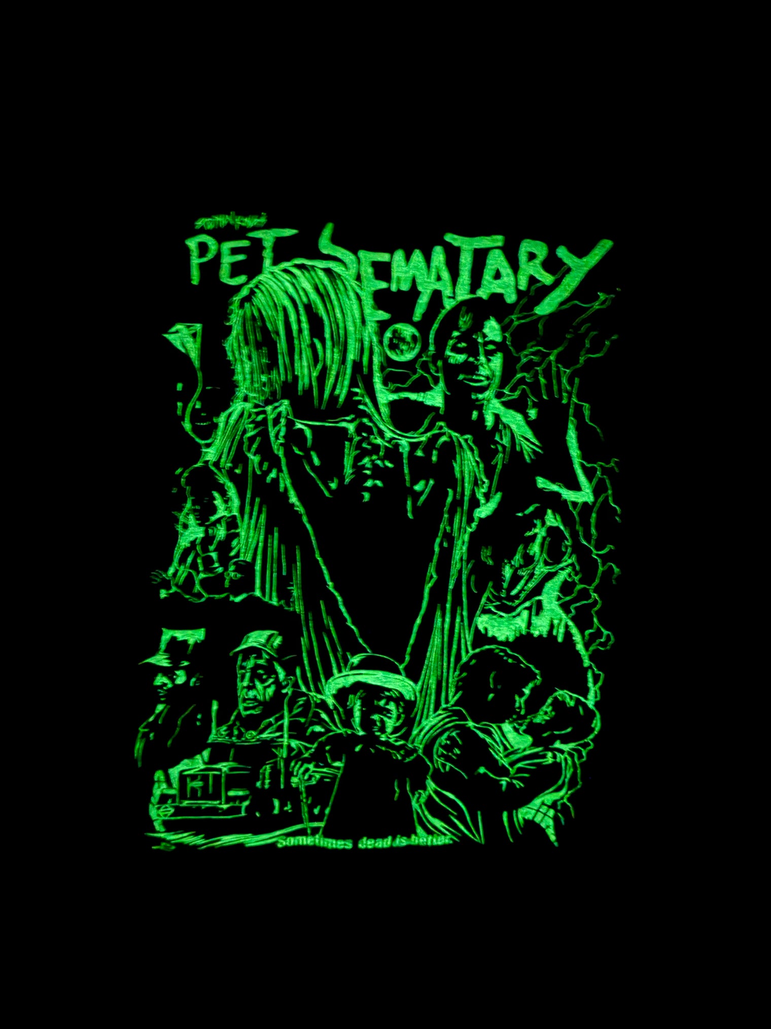 Pet Sematary - Black Premium Tee Glow in the Dark