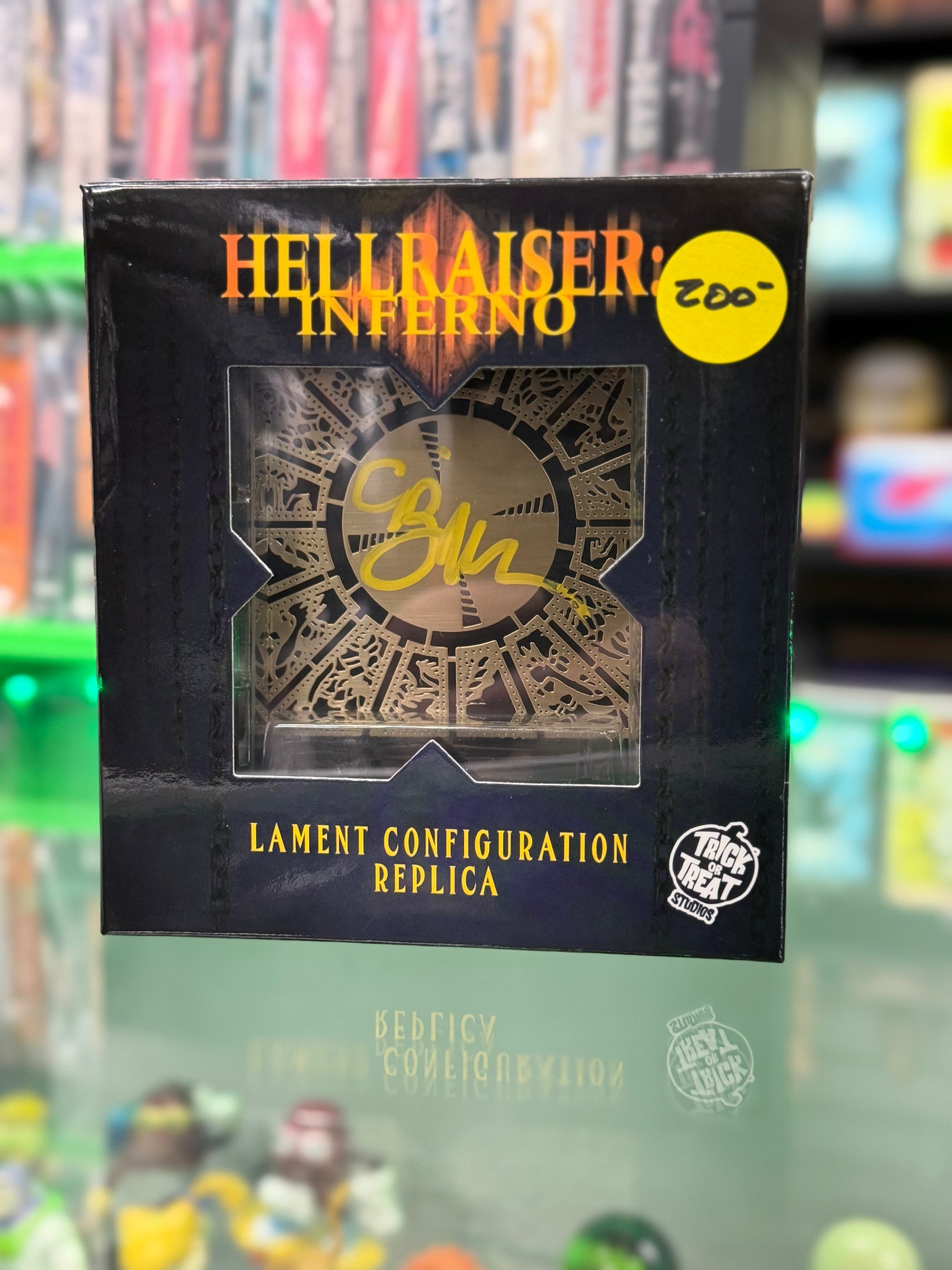 Hellraiser Inferno: Lament Box Replica Signed by Clive Barker