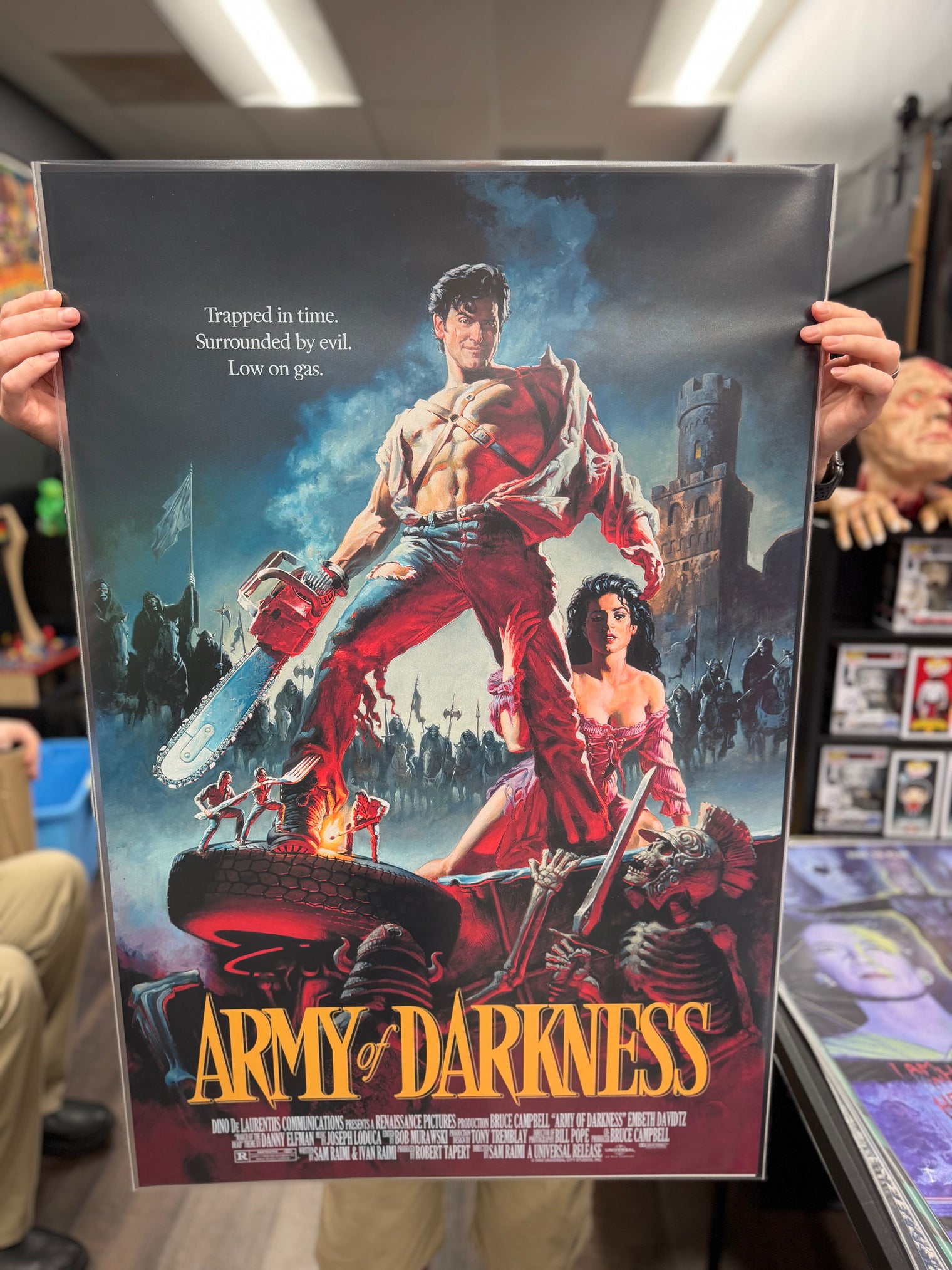 Army of Darkness - Screenprint by Michael Hussar