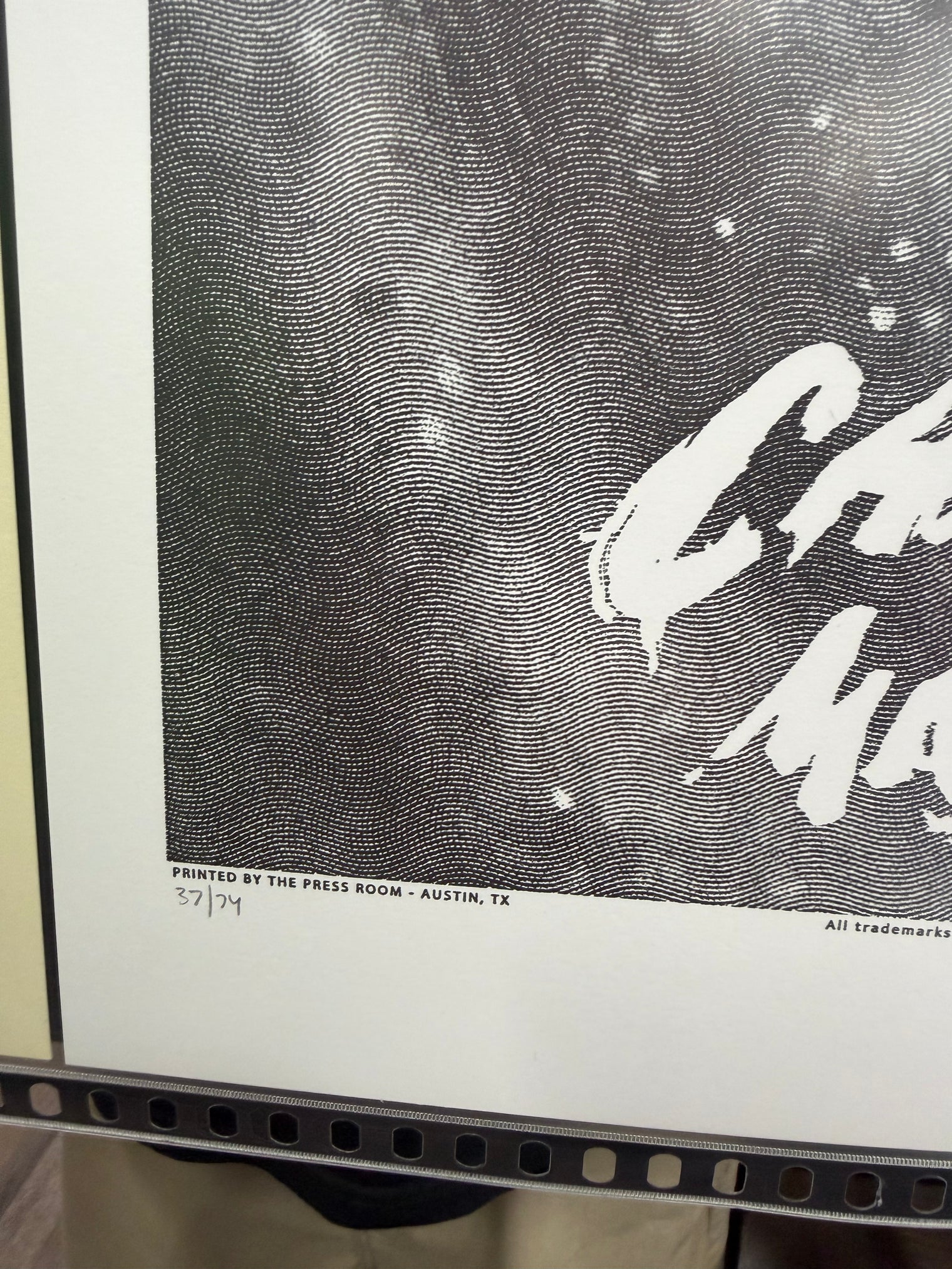The Texas Chainsaw Massacre - Letterpress by Jason Edmiston