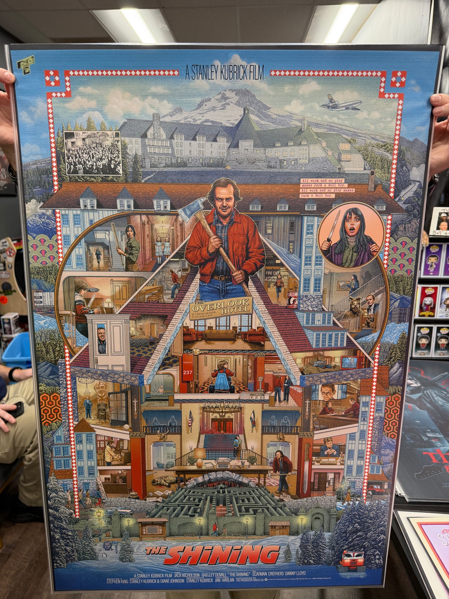 The Shining - Screenprint by Ise Ananphada