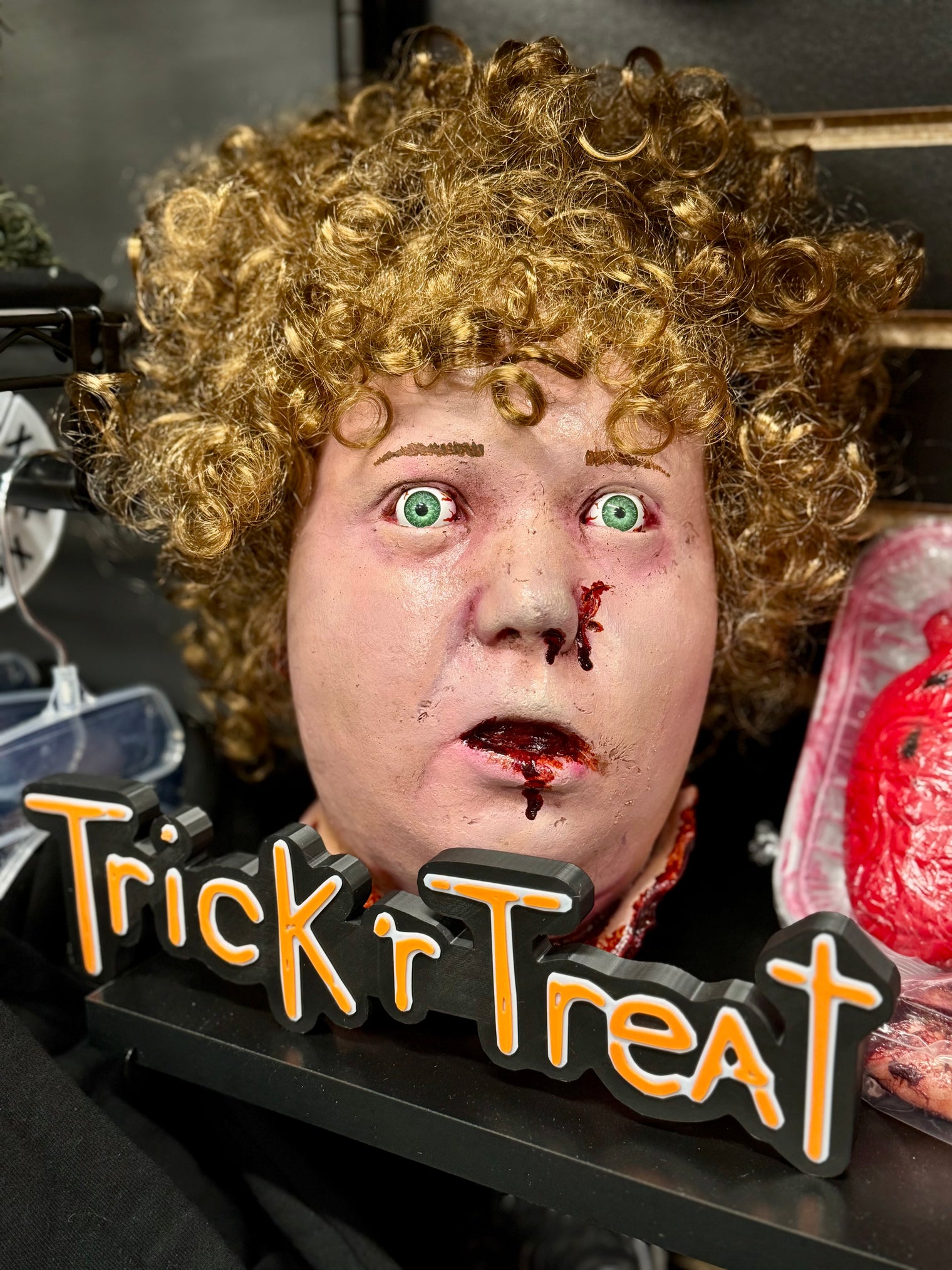 Trick 'r Treat: Charlie - Severed Head Latex Prop