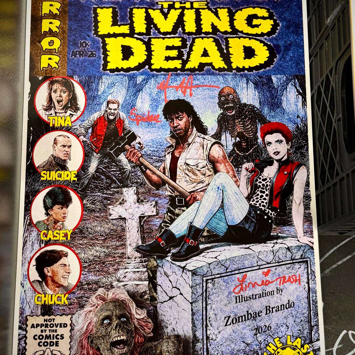 Return of the Living Dead Signed Print - Horror Collectible – The