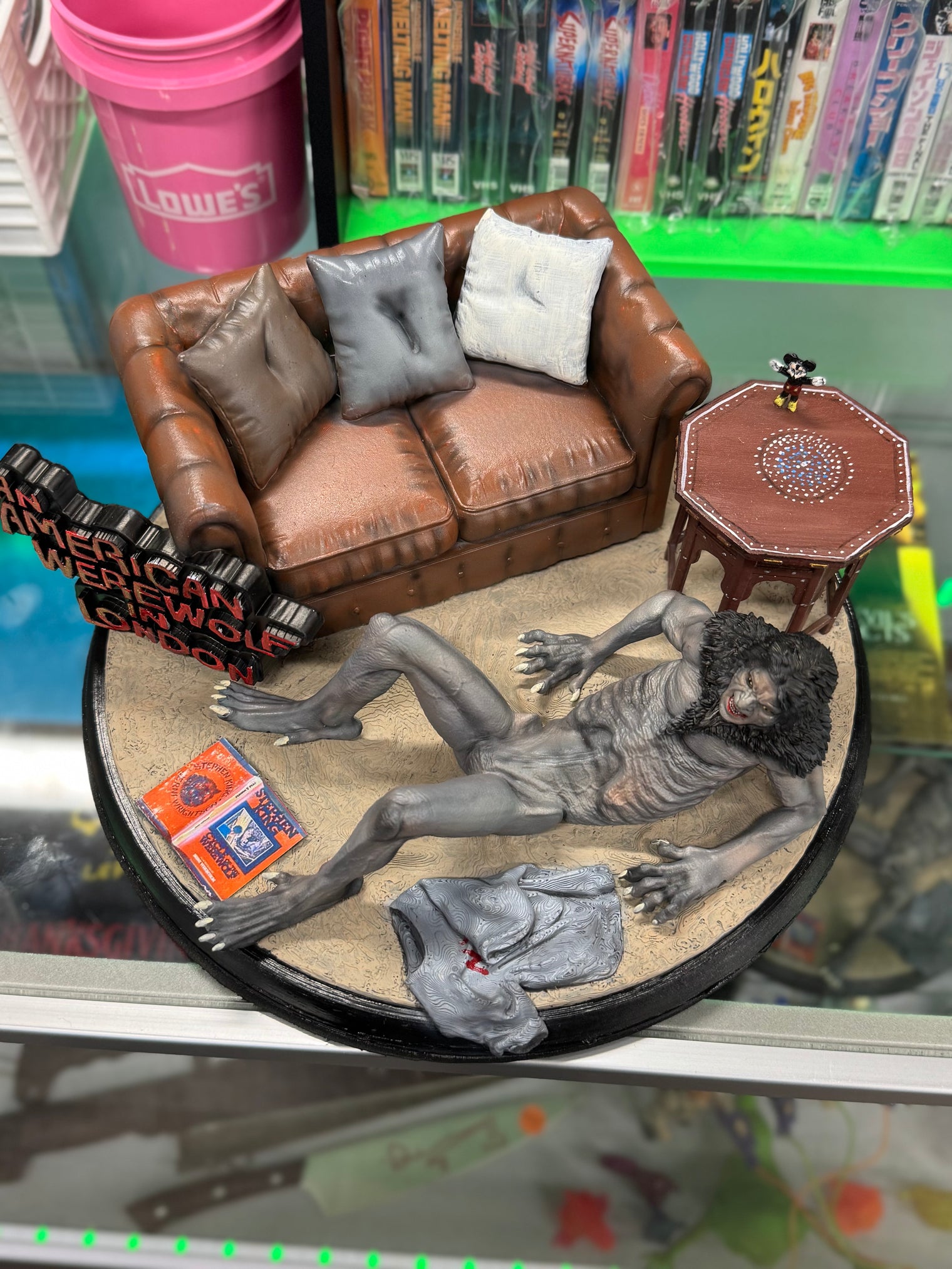 An American Werewolf in London: Transformation Scene David Kessler - Custom 1/10 Statue