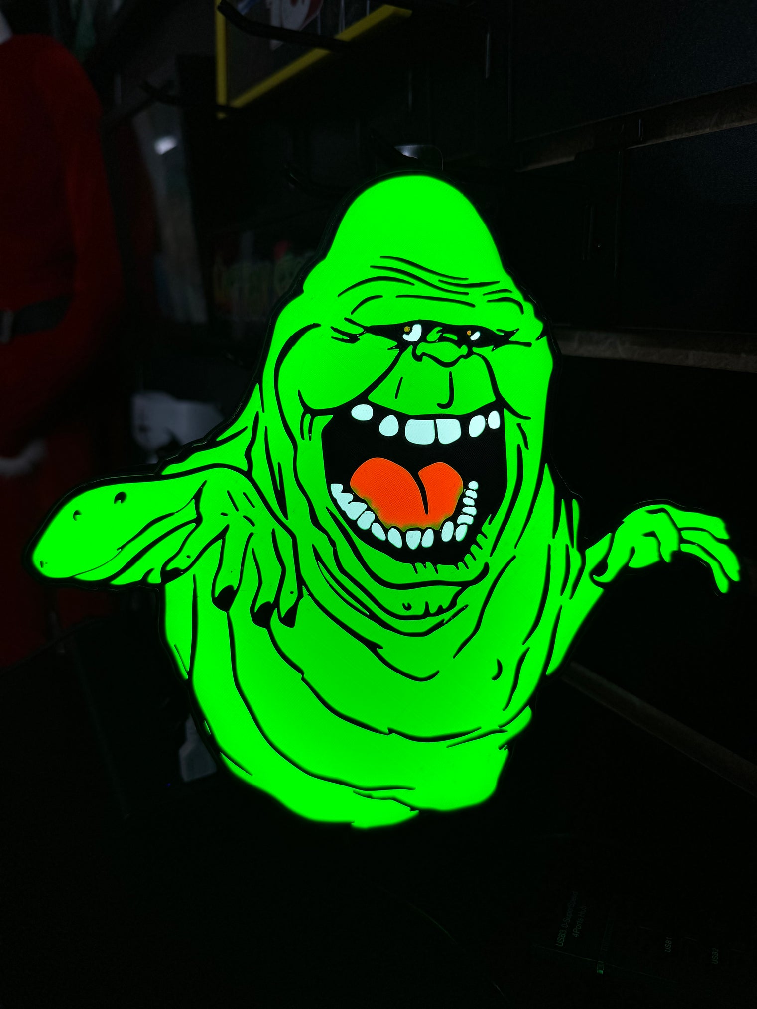 Slimer - 3D Lamp