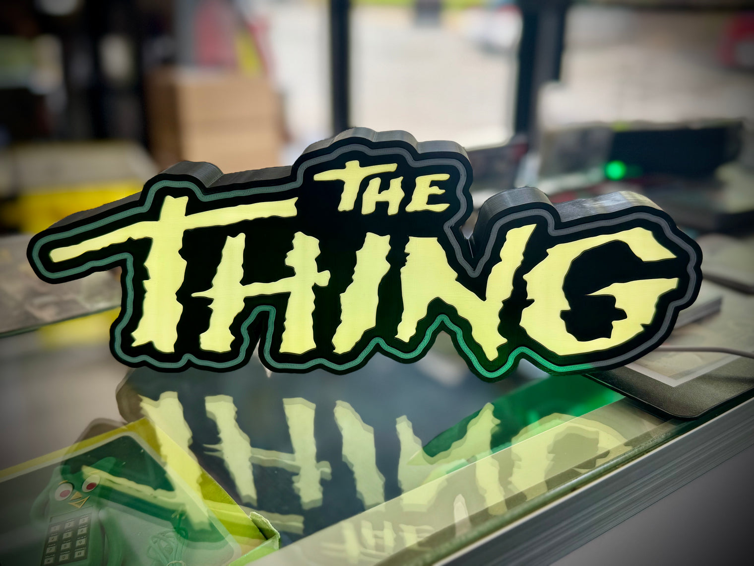 The Thing - 3D Logo Lamp
