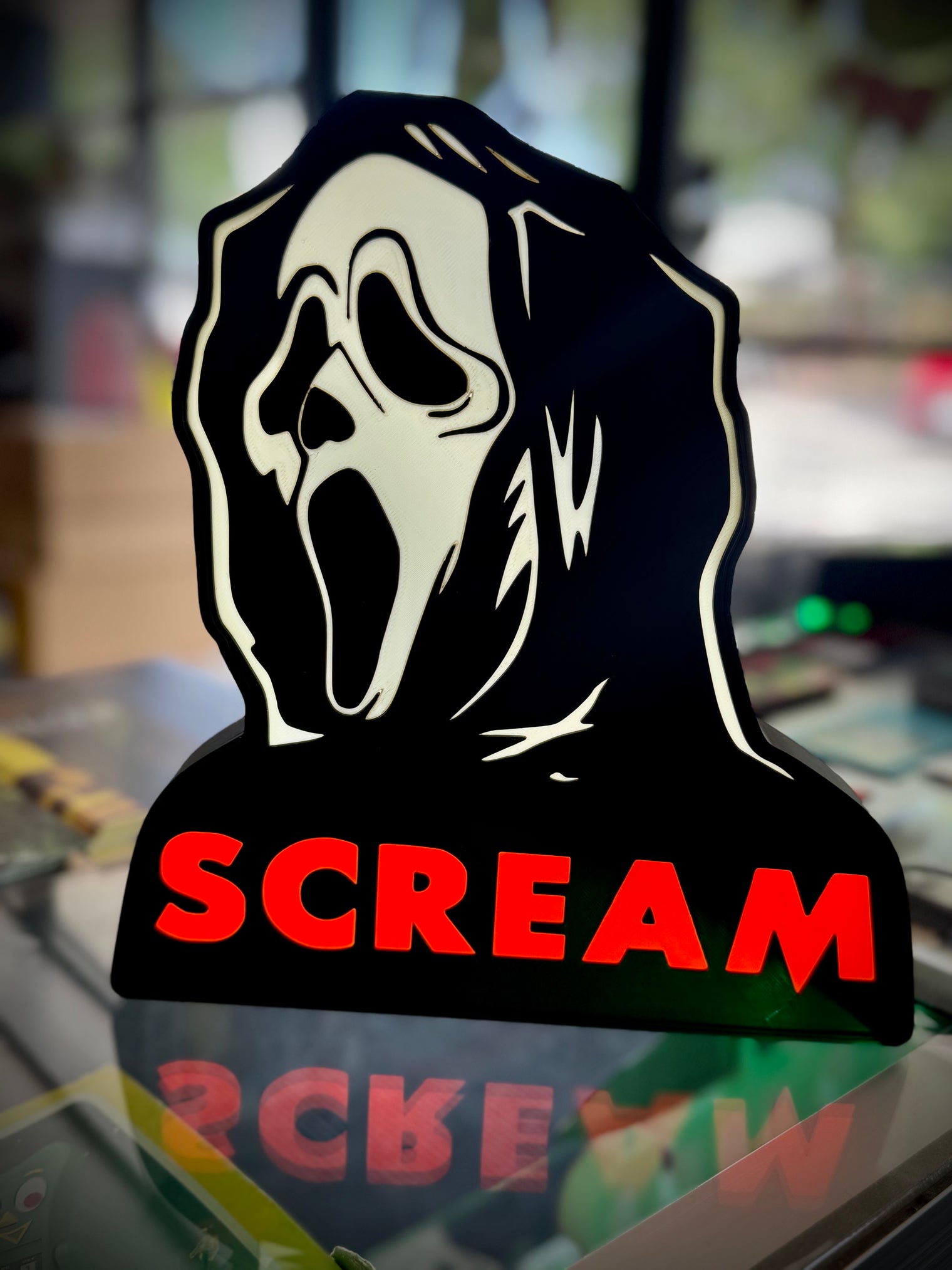 Scream - 3D Logo Lamp