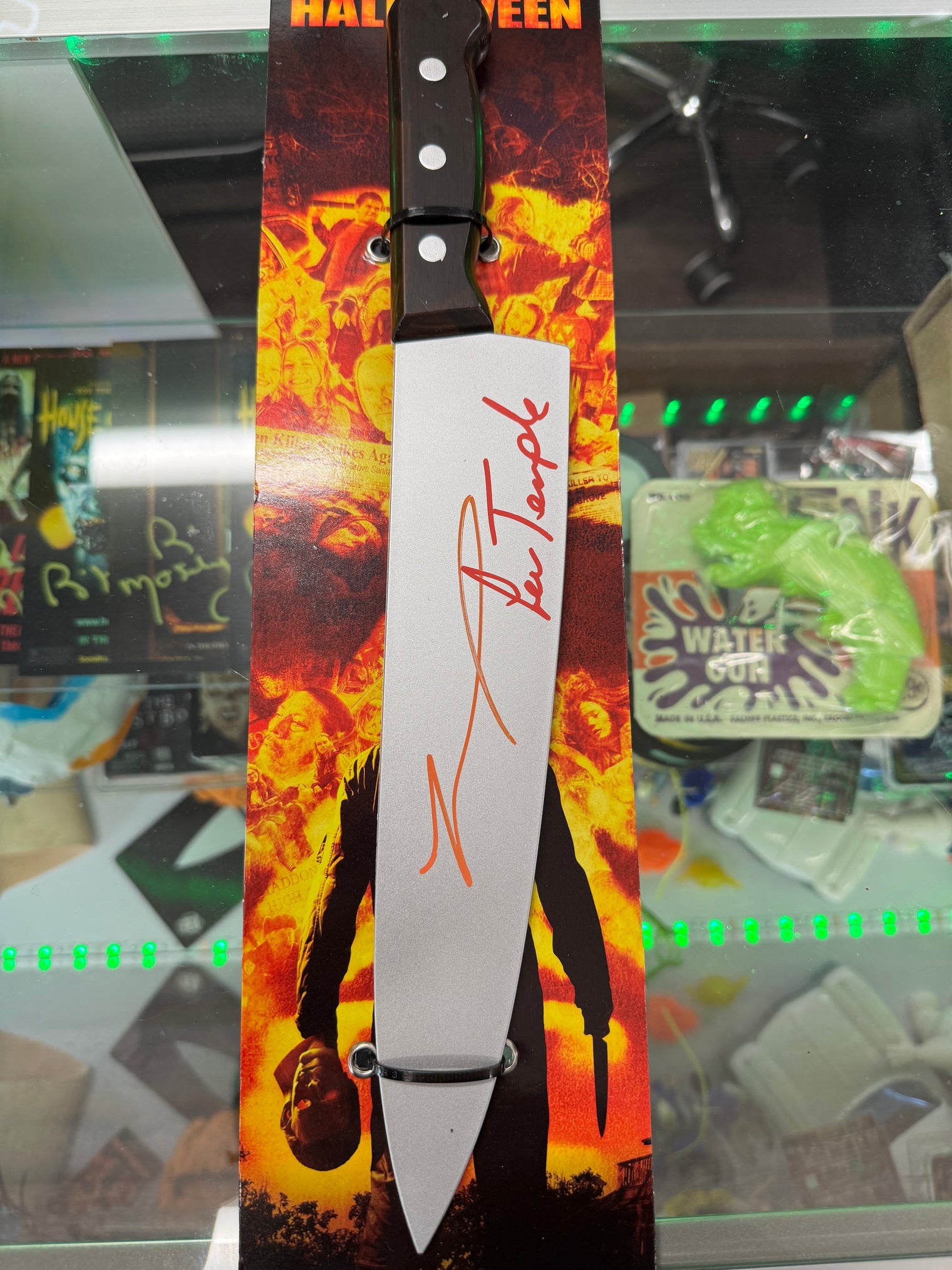 Rob Zombie's Halloween - Knife Prop signed by Tyler Mane and Lew Temple