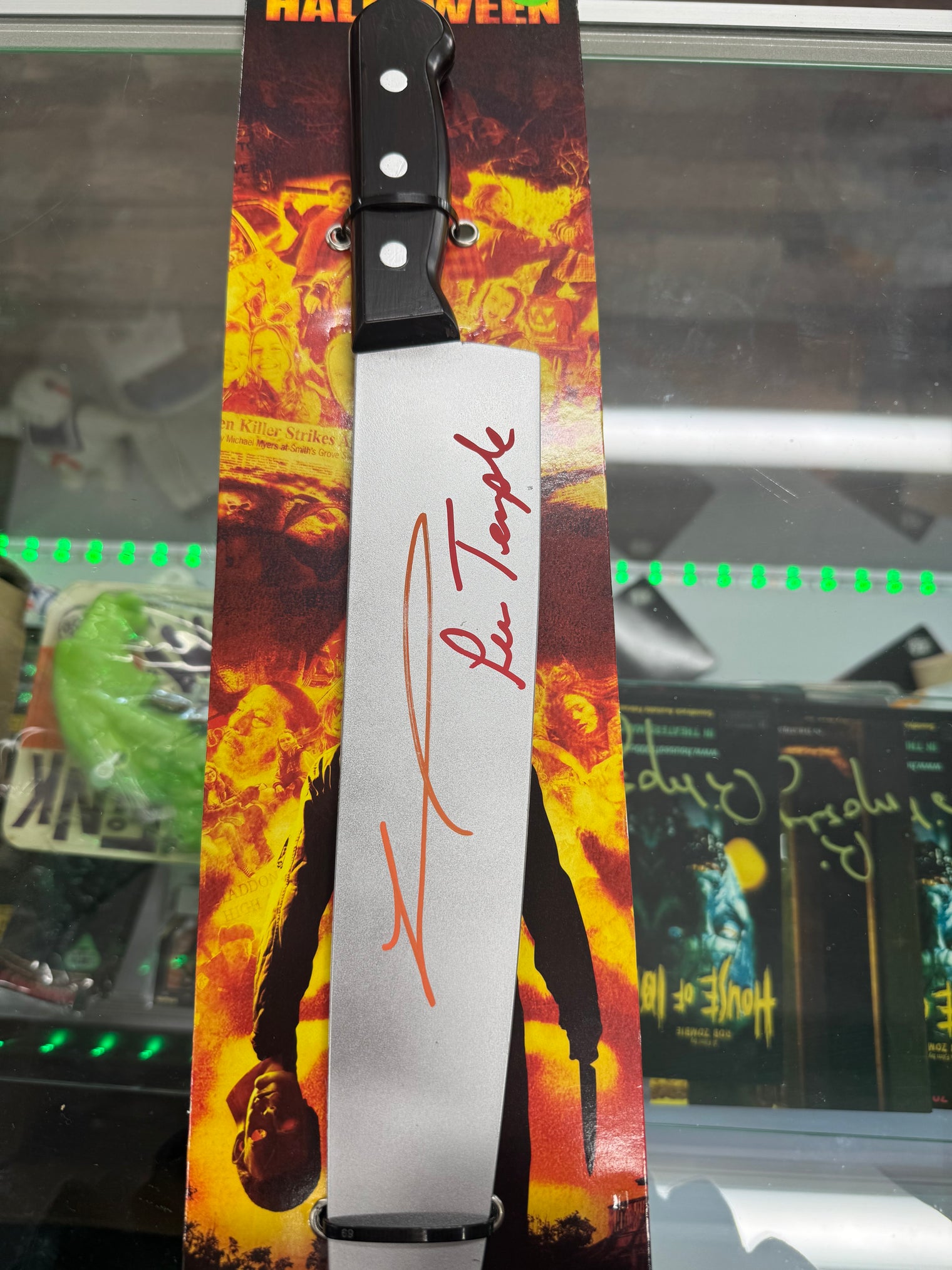Rob Zombie's Halloween - Knife Prop signed by Tyler Mane and Lew Temple