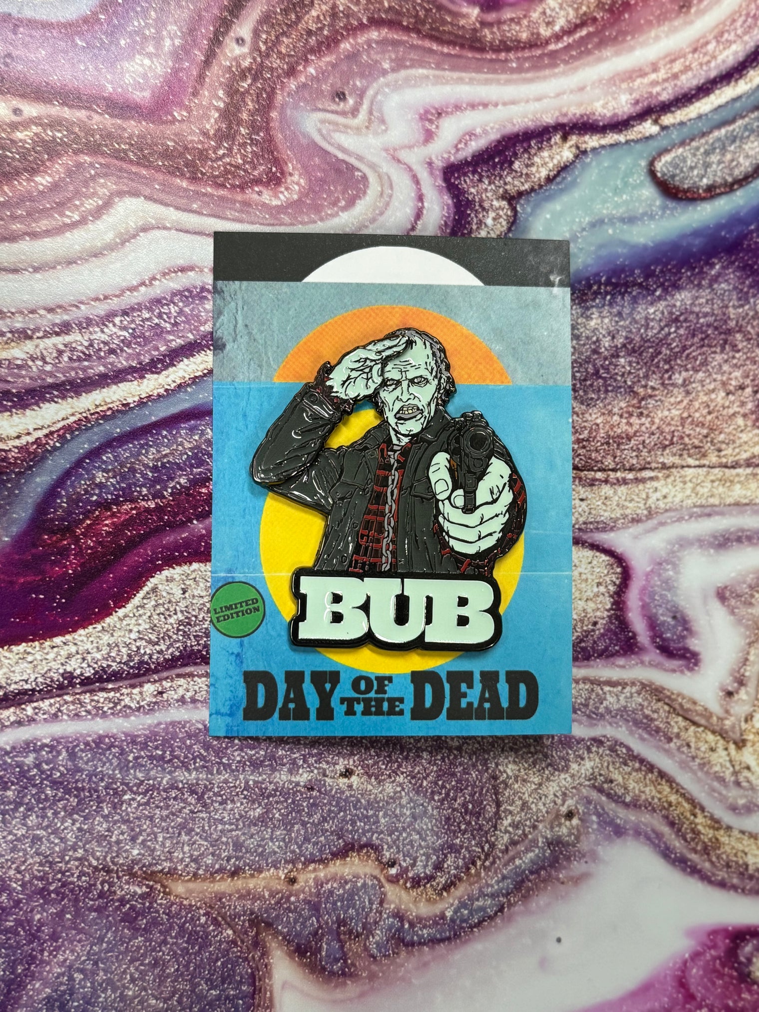 Day of the Dead: Saluting Bub - Exclusive 2.5" Interactive Enamel Pin