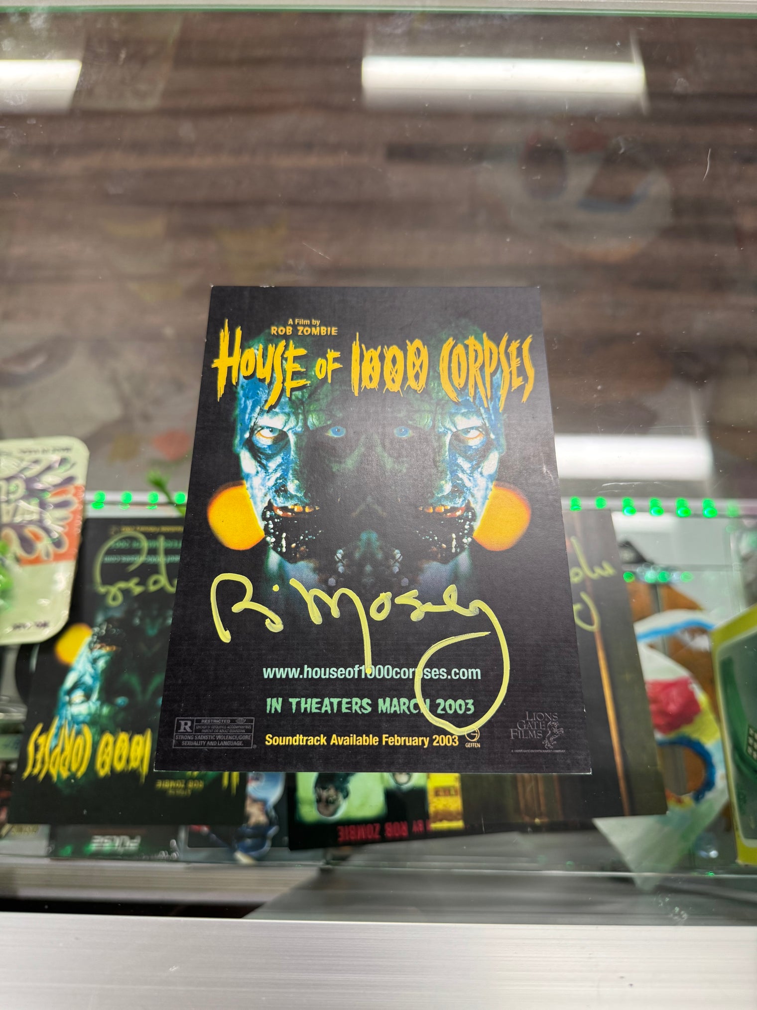 Promo Style Cards signed by Bill Moseley