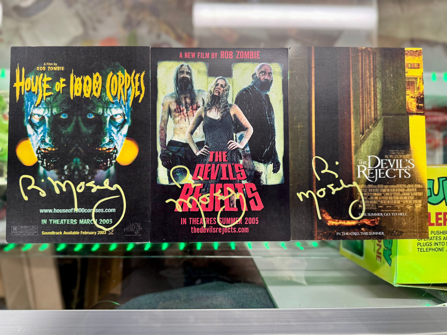 Promo Style Cards signed by Bill Moseley