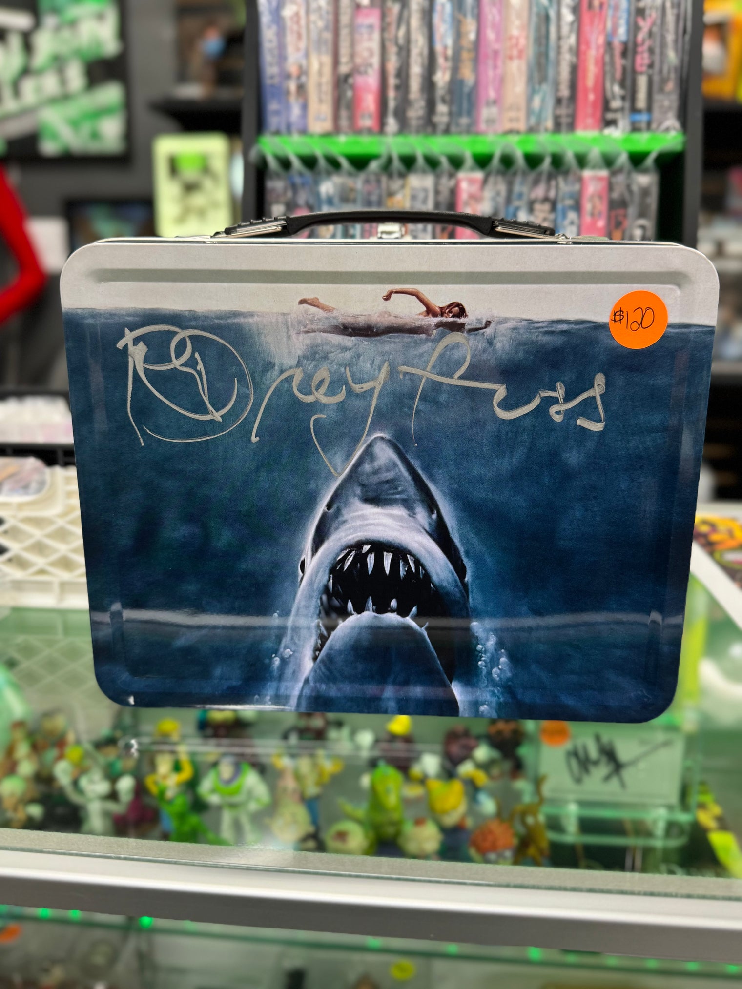 Jaws - Tin Tote Signed by Richard Dreyfuss