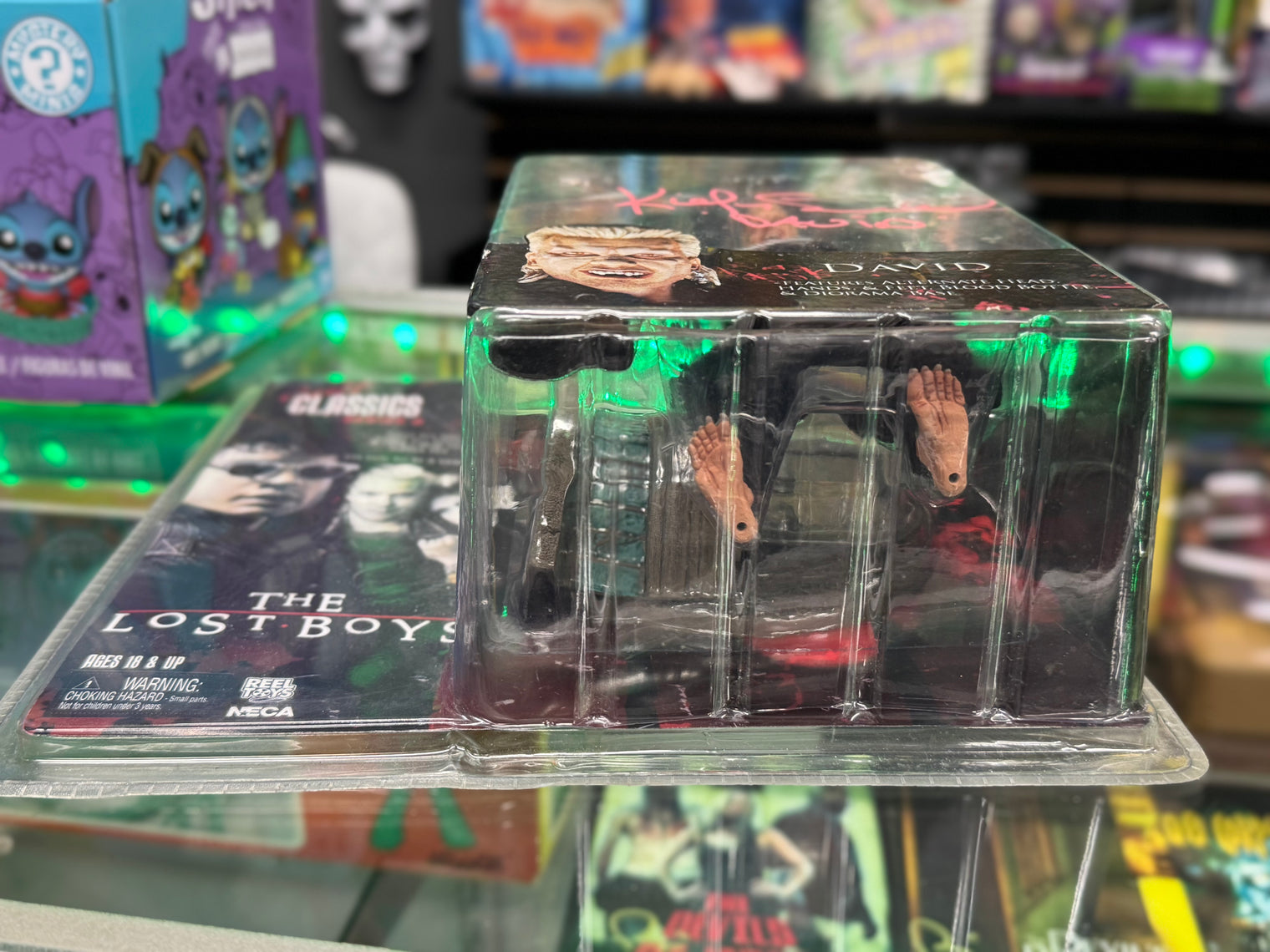 The Lost Boys: David Series 6 Cult Classics signed by Kiefer Sutherland - 7" Scale Figure