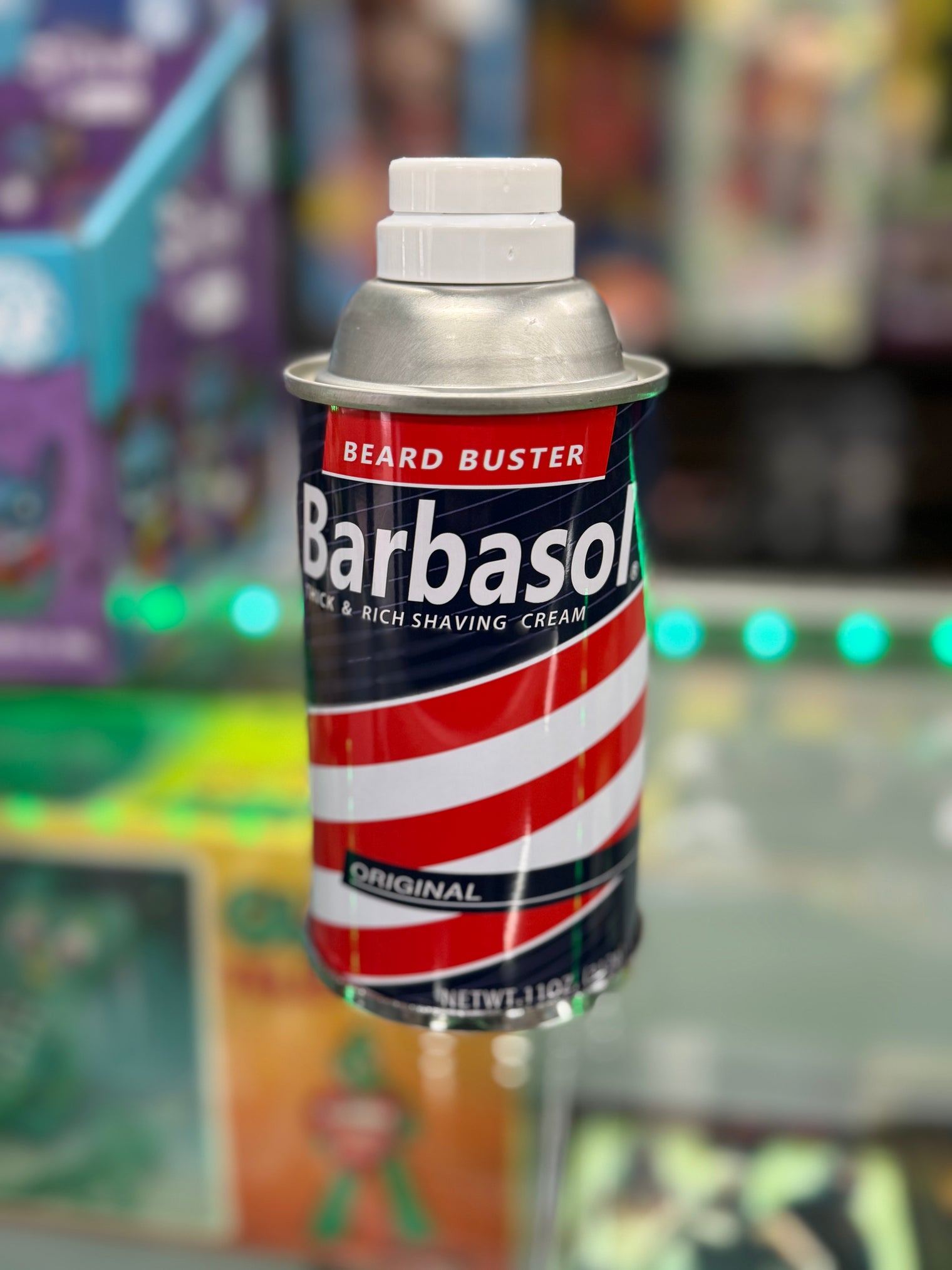 Jurassic Park: Cryogenics Barbasol Can Replica