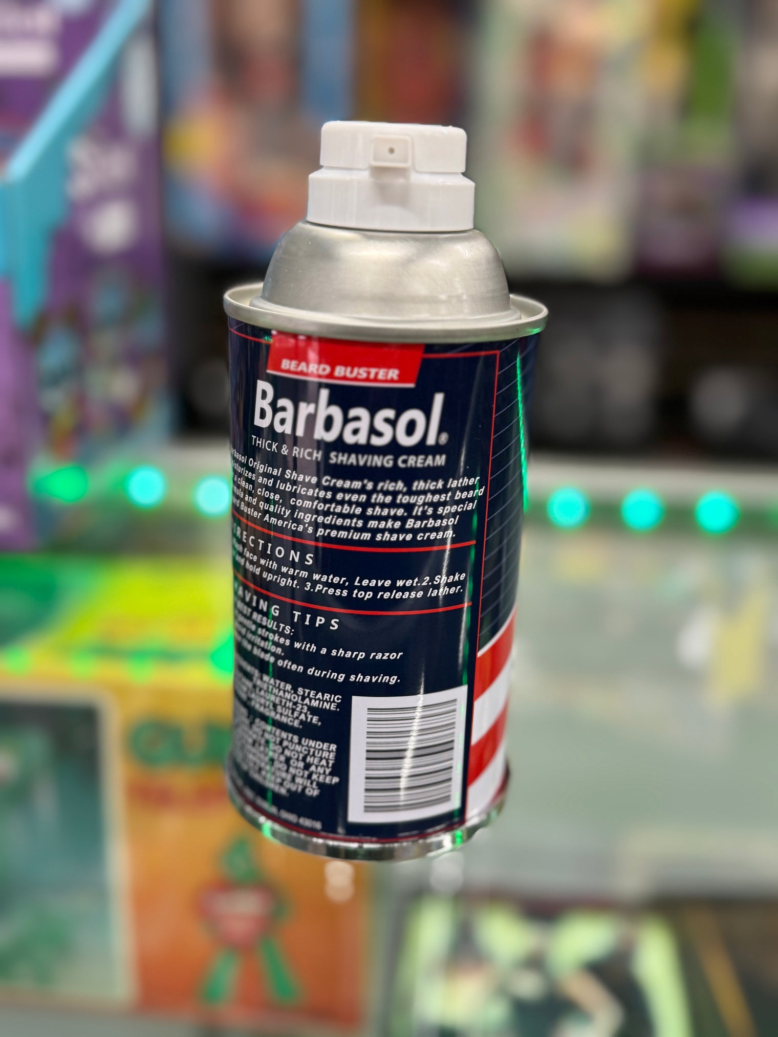 Jurassic Park: Cryogenics Barbasol Can Replica