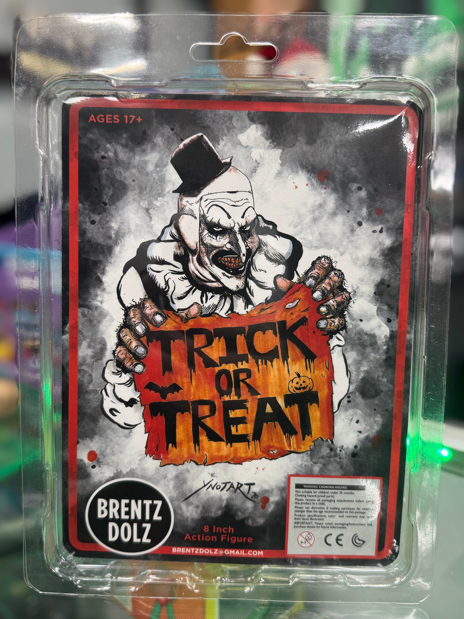 Terrifier: Art Crispies - 8" Clothed BrentzDolz Figure