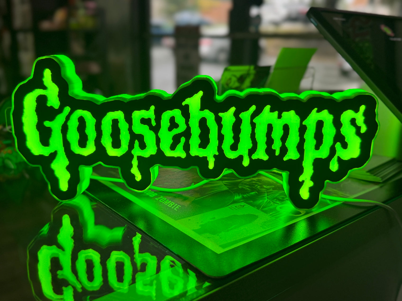 Goosebumps - 3D Logo Lamp