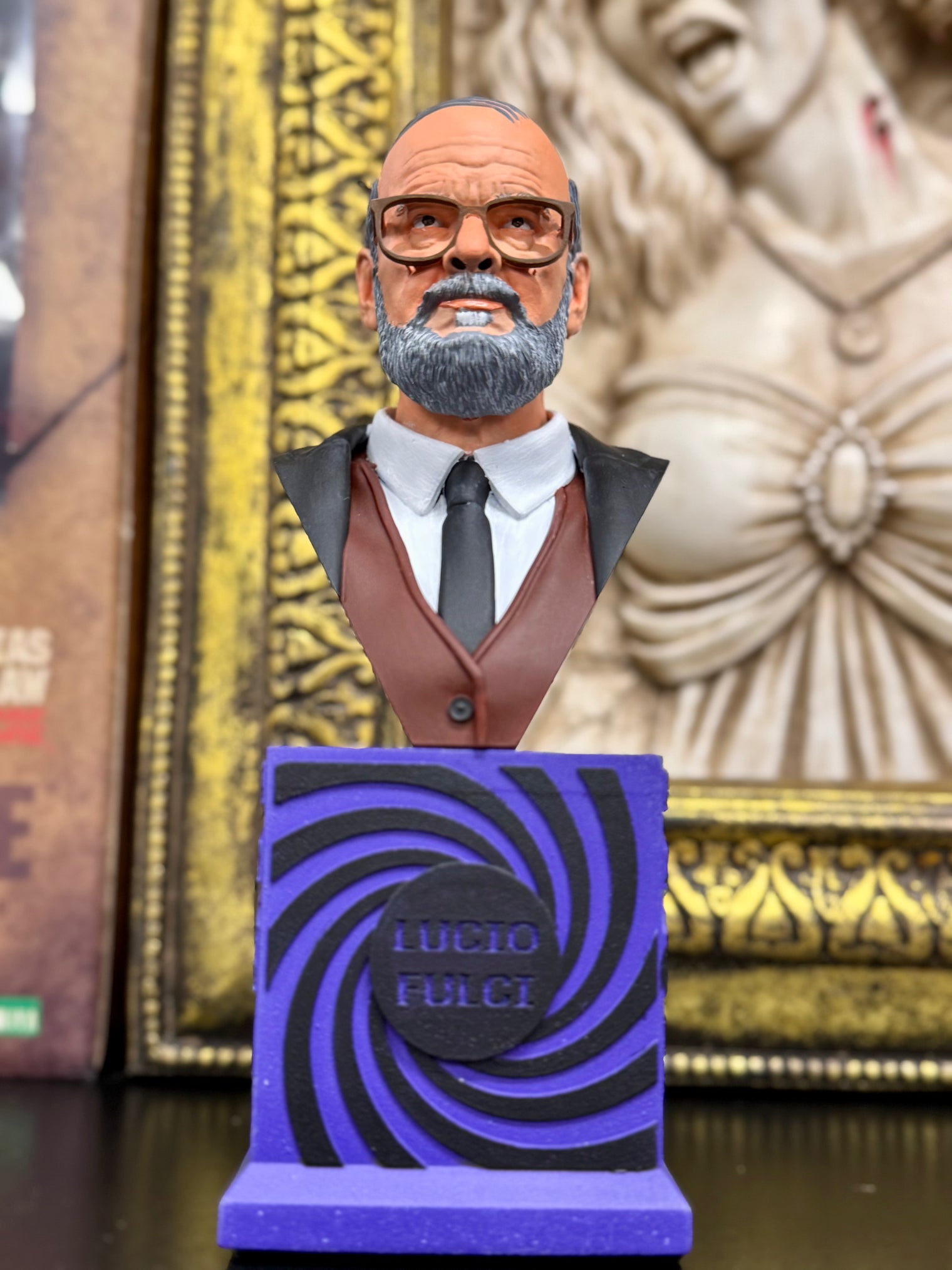 Luci Fulci - Custom 8" Mini Bust