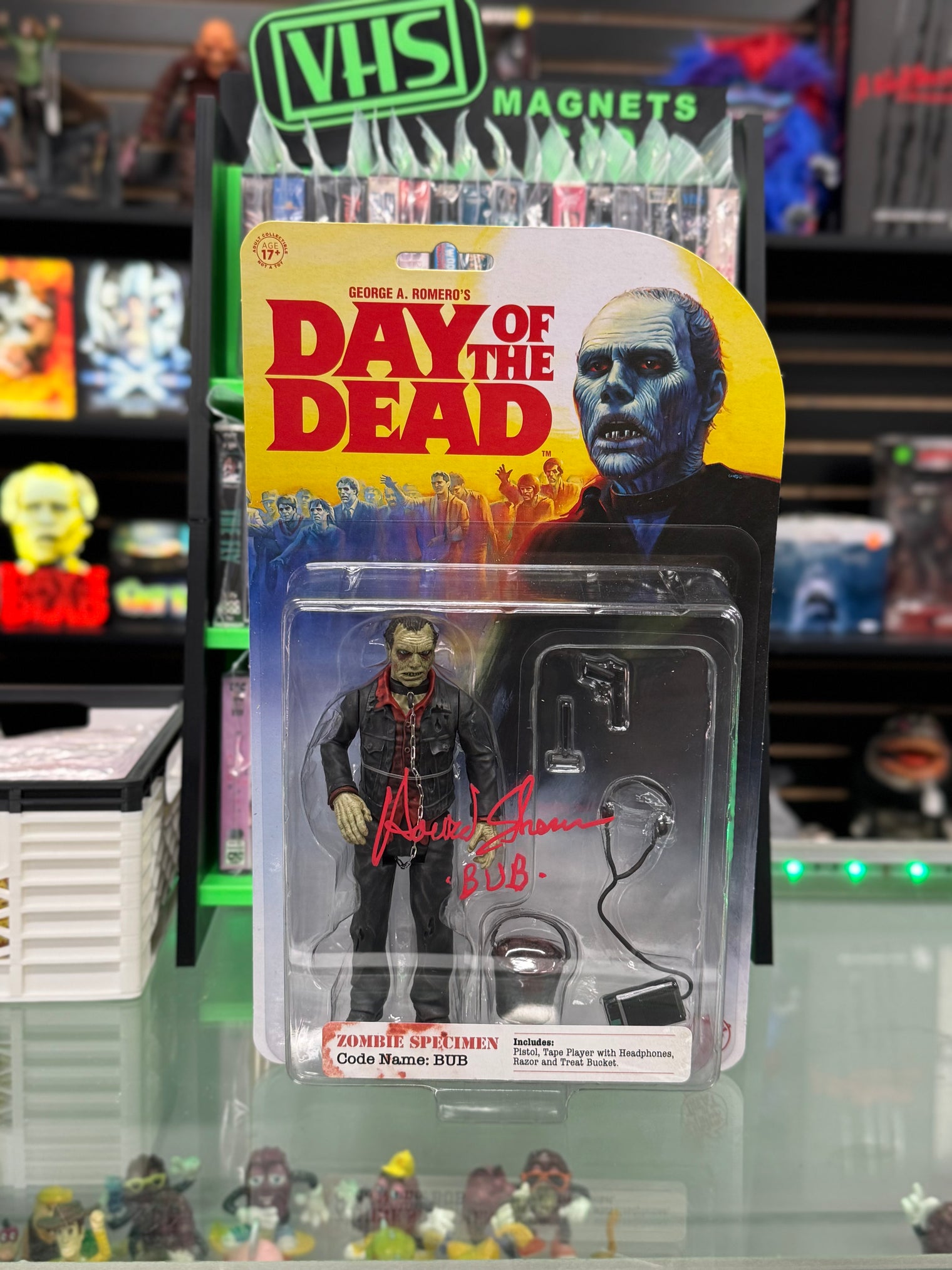 Day of the Dead: Bub - 5" Figure Signed by Howard Sherman