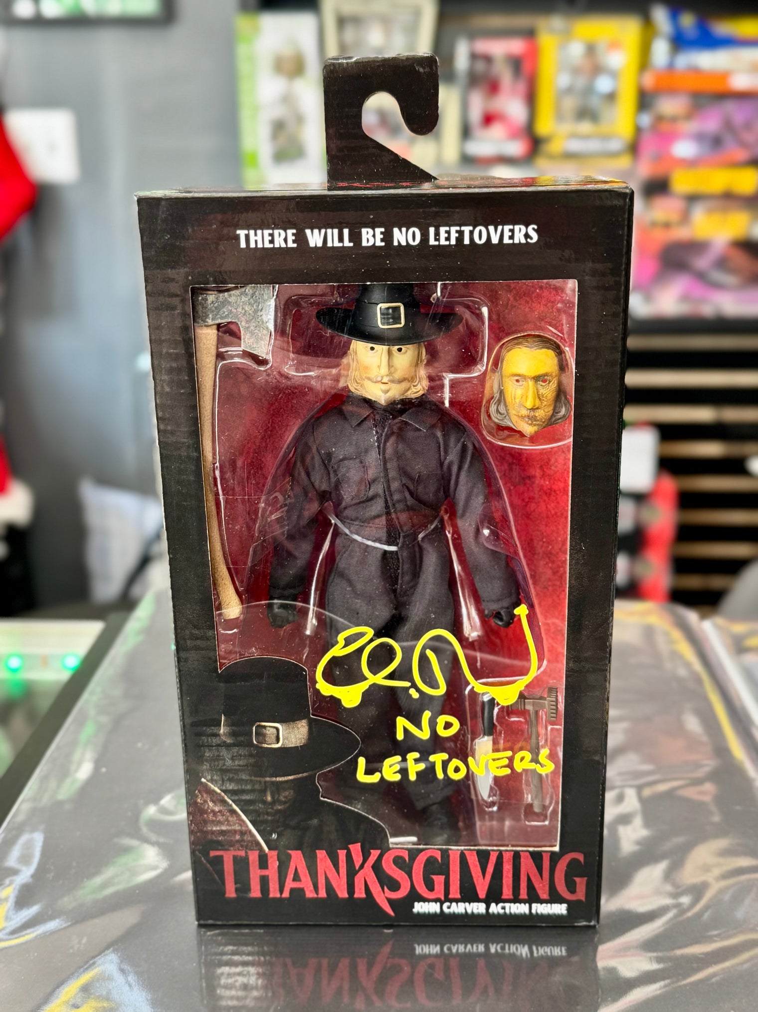 Thanksgiving: Eli Roth Signed John Carver - 8" Scale Clothed Figure