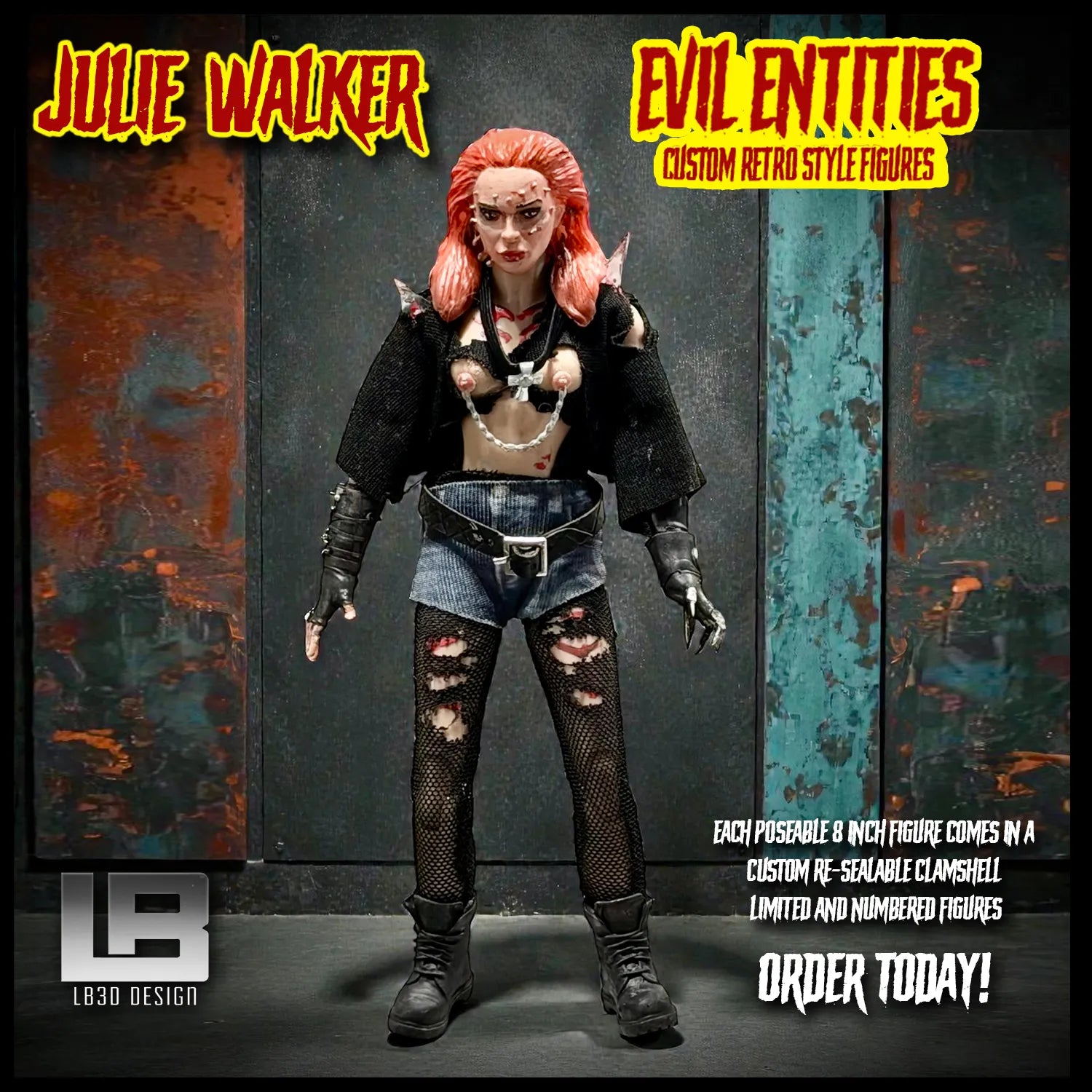 Evil Entities: Return of the Living Dead 3: Julie - Custom 8" Figure