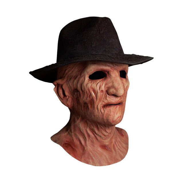 A Nightmare on Elm Street 2: Freddy's Revenge - Deluxe Freddy Krueger Mask with Fedora - Trick or Treat Studios