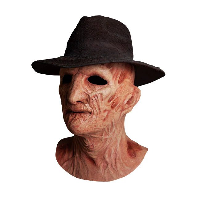 A Nightmare on Elm Street 2: Freddy's Revenge - Deluxe Freddy Krueger Mask with Fedora - Trick or Treat Studios