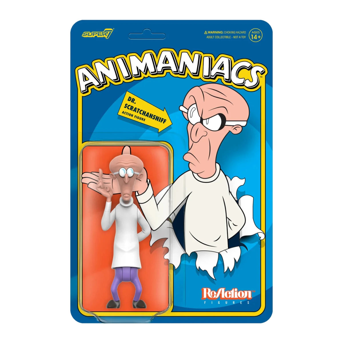 Animaniacs: Dr. Scratchansniff - ReAction Figure - Super7