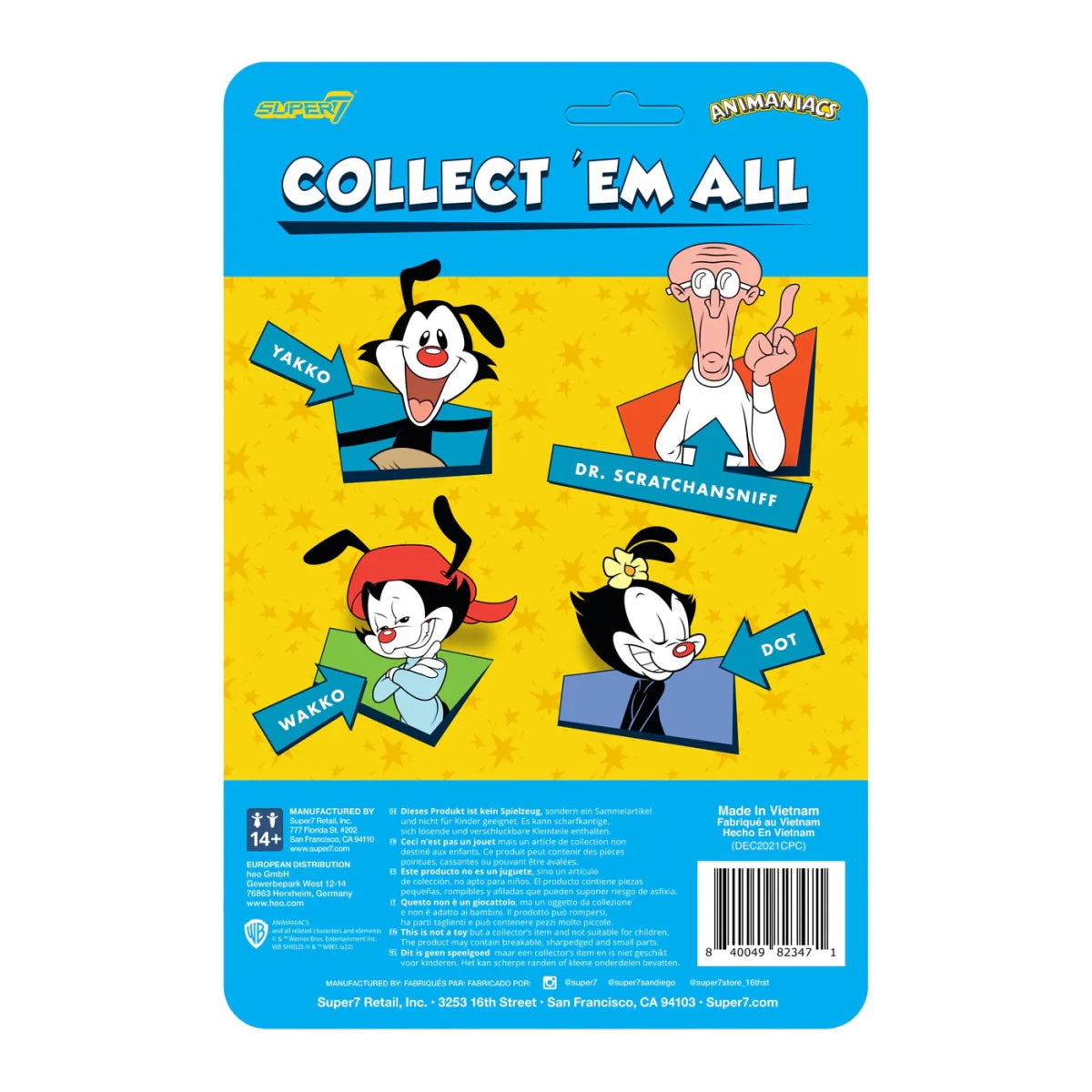 Animaniacs: Wakko - ReAction Figure - Super7