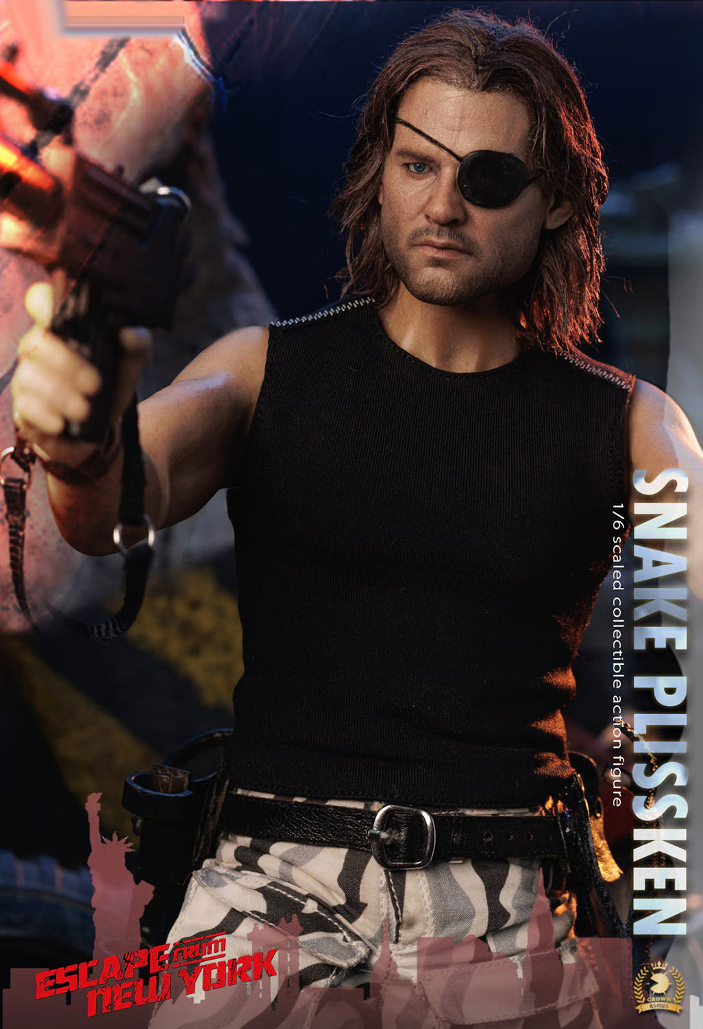 Escape from New York: Snake Plissken (Real Hair Version) - 1/6 Scale Figure