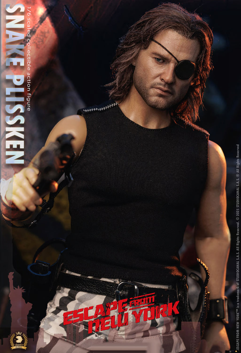 Escape from New York: Snake Plissken (Real Hair Version) - 1/6 Scale Figure