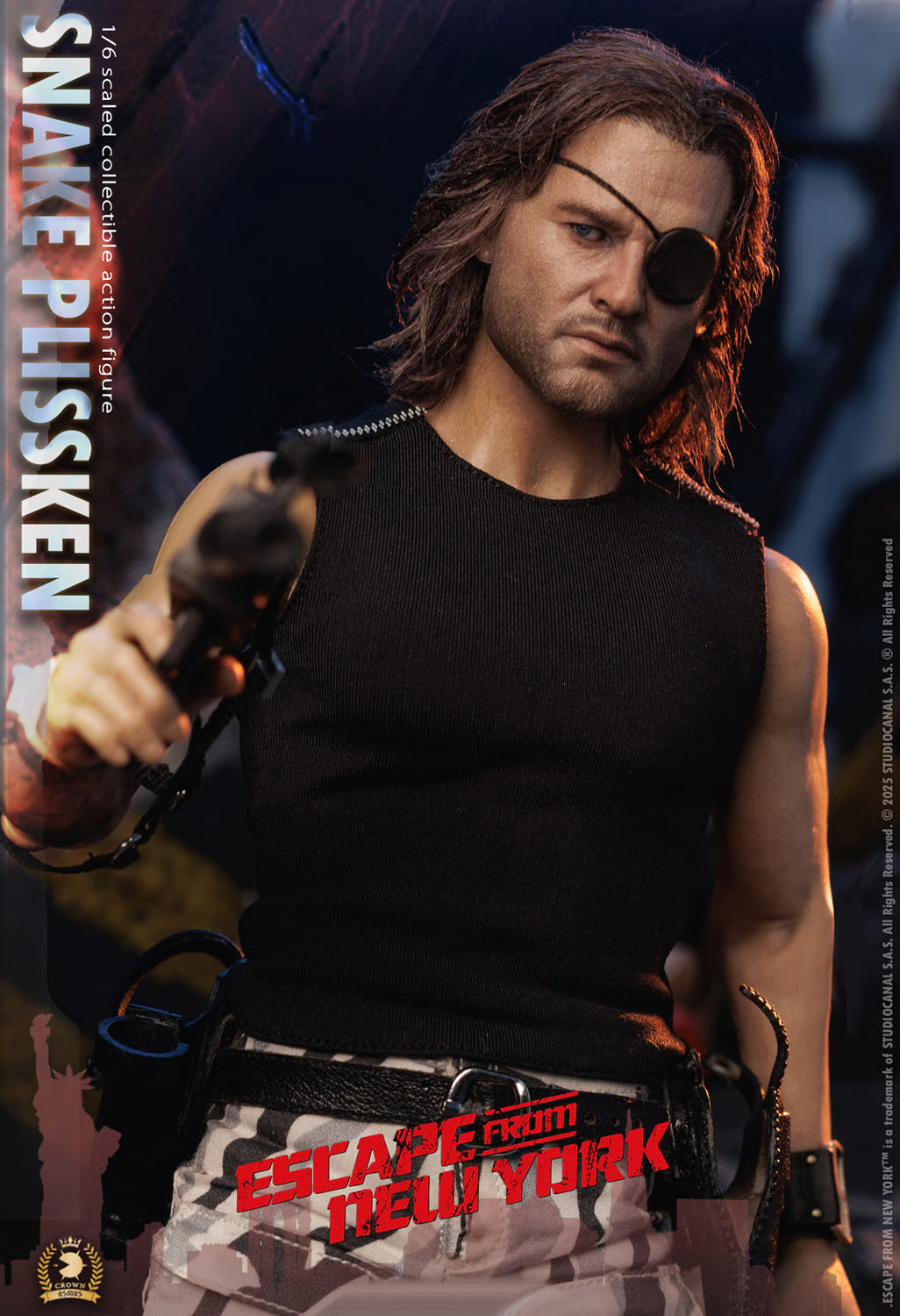 Escape from New York: Snake Plissken (Real Hair Version) - 1/6 Scale Figure