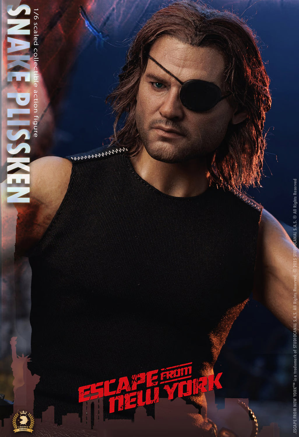 Escape from New York: Snake Plissken (Real Hair Version) - 1/6 Scale Figure