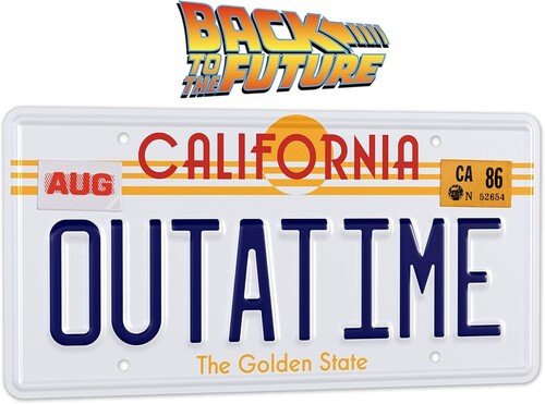 Back to the Future: OUTATIME - License Plate Replica - Doctor Collector