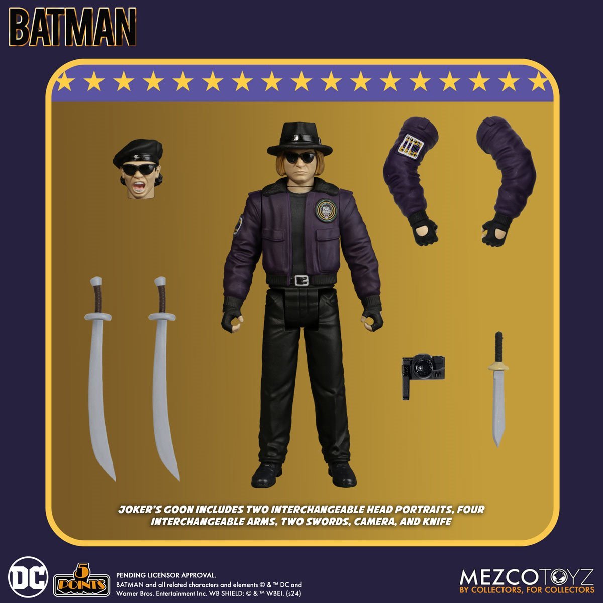 Batman (1989) - 5 Points Action Figures Set of 3 - Mezco Toyz