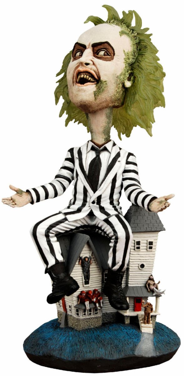 Beetlejuice (1988): Striped Suit Beetlejuice - Head Knocker - The Last Toy Store