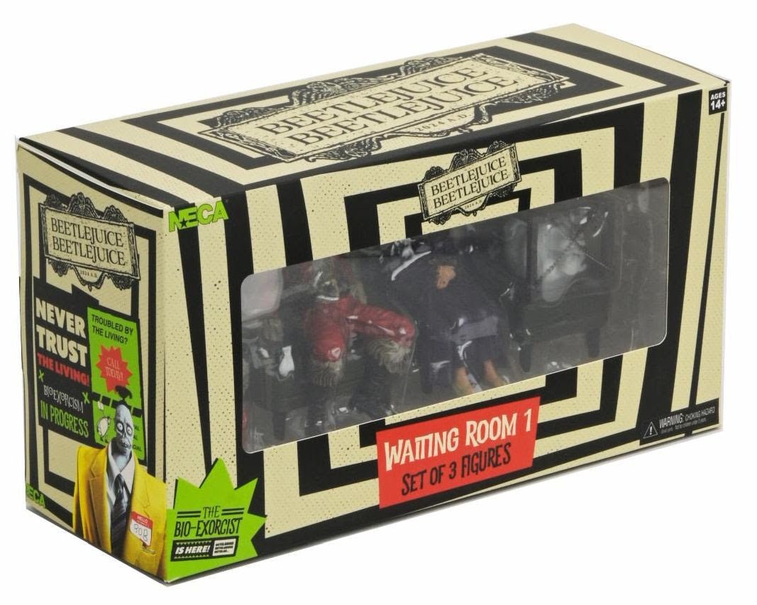Beetlejuice 2: Waiting Room Set 1 - 3" Figure Set - The Last Toy Store