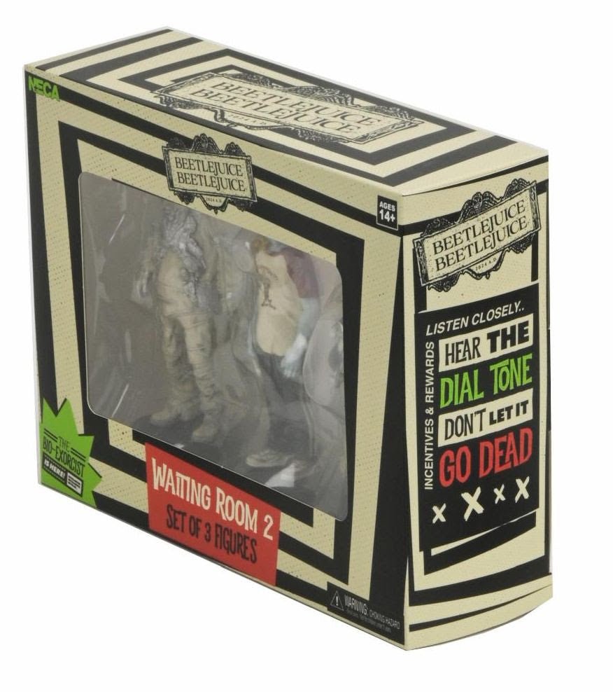 Beetlejuice 2: Waiting Room Set 2 - 3" Figure Set - The Last Toy Store