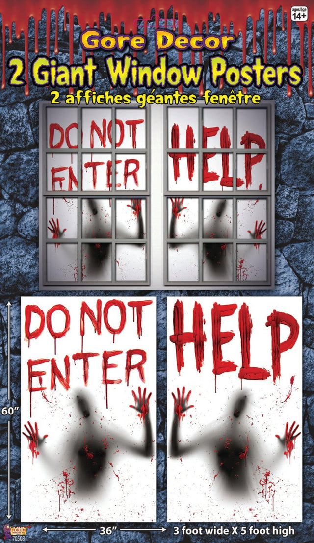 Bloody Window Posters - Rubies