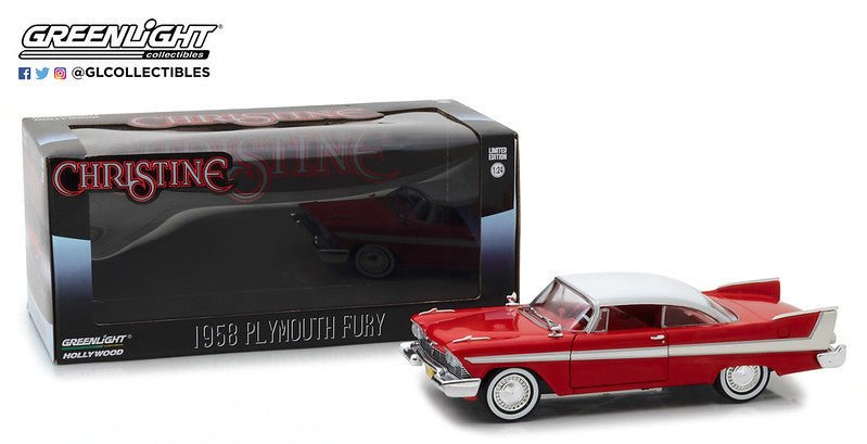 Christine (1983): 1958 Plymouth Fury - 1/24 Scale Die Cast Car - Greenlight Toys