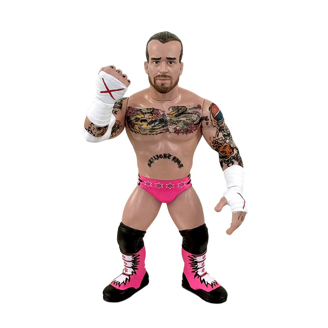 CM Punk (Pink Gear) - Heels and Faces 4.5" Figure - Zombie Sailor's Toys