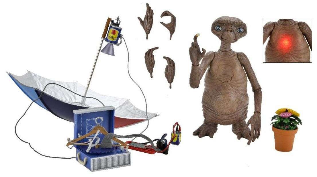 E.T. The Extra - Terrestrial: (40th Anniversary Editon) Ultimate Deluxe E.T. - 7" Scale Action Figure - The Last Toy Store