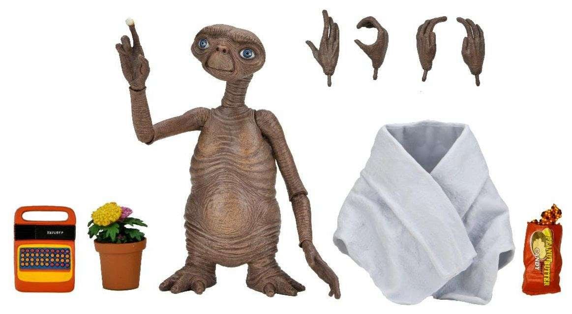 E.T. The Extra - Terrestrial: (40th Anniversary Editon) Ultimate E.T. - 7" Scale Action Figure - The Last Toy Store