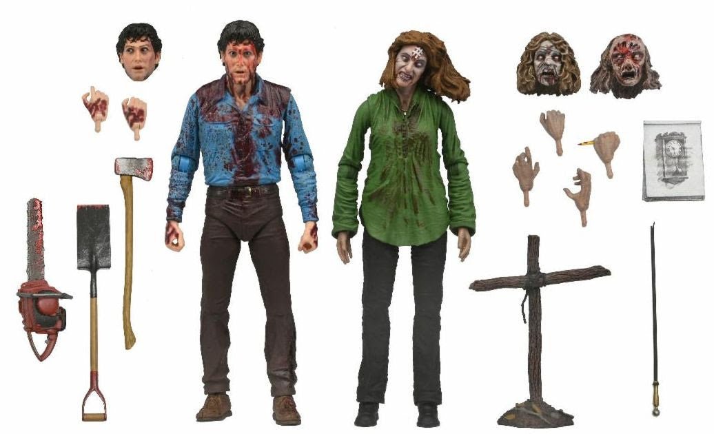 Evil Dead Ultimate Bloody Ash and Cheryl Williams 2 Pack - 7" Scale Figures - The Last Toy Store