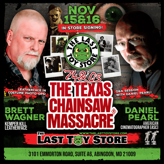 Exclusive TCM 1974 and 2003 Signed Print - Presale - The Last Toy Store