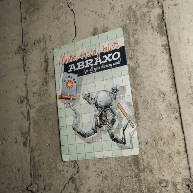 Fallout - Mr. Handy Metal Sign - Trick or Treat Studios