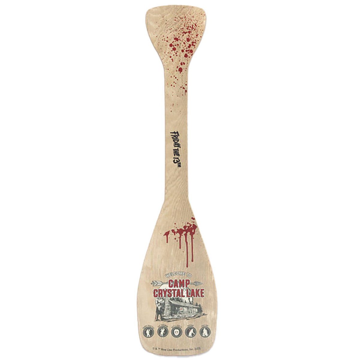 Friday the 13th: Camp Crystal Lake - 13" Wood Paddle Wall Decor - The Last Toy Store