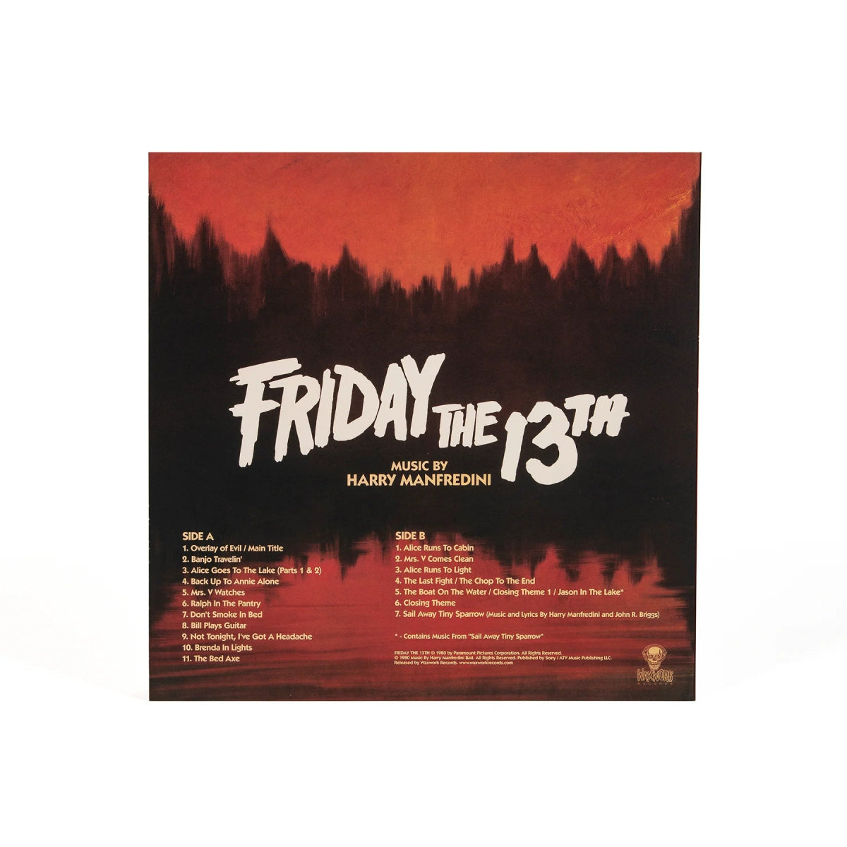 Friday the 13th - Vinyl Record (REPRESS) - Waxwork Records